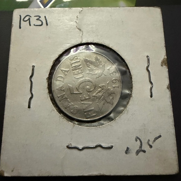 Other - 1931 Canadian Five Cents Coin